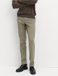 Slim Fit Smart Stretch Trousers