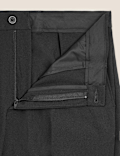 Slim Fit Flat Front Trousers