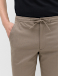 Tapered Fit Elasticated Trousers
