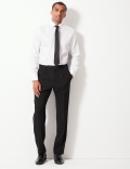 Crease Resistant Single Pleat Trousers