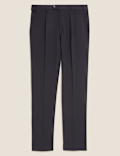 Regular Fit Single Pleat Trousers