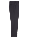 Regular Fit Single Pleat Trousers