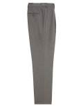 Regular Fit Single Pleat Trousers