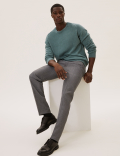Regular Fit Crease Resistant Trousers