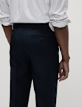Crease Resistant Slim Fit Flexi Waist Trouser