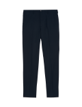 Crease Resistant Slim Fit Flexi Waist Trouser
