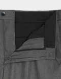 Crease Resistant Slim Fit Flexi Waist Trouser