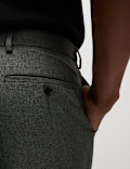 Crease Resistant Slim Fit Flexi Waist Trouser