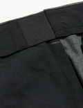 Crease Resistant Slim Fit Flexi Waist Trouser