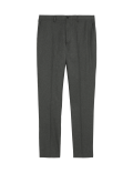 Crease Resistant Slim Fit Flexi Waist Trouser