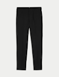 Crease Resistant Slim Fit Flexi Waist Trouser