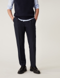 Crease Resistant Flexi Waist Trousers