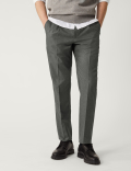 Crease Resistant Flexi Waist Trousers