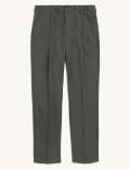 Crease Resistant Flexi Waist Trousers