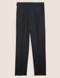 Crease Resistant Flexi Waist Trousers