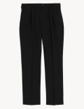 Crease Resistant Flexi Waist Trousers