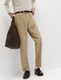 Tailored Fit Stretch Smart Trousers