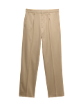 Tailored Fit Stretch Smart Trousers