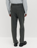 Tailored Fit Stretch Smart Trousers
