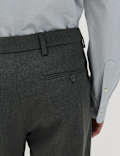 Tailored Fit Stretch Smart Trousers