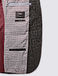 Brown Wool Rich Tailored Fit Jacket
