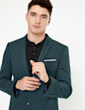 Cotton Blend Slim Fit Jacket