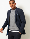 Cotton Blend Slim Fit Jacket