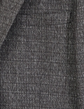 Slim Fit Textured Check Jacket