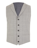 Slim Fit Checked Waistcoat