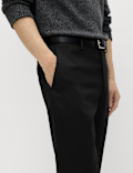 Regular Fit Wool Blend Trousers