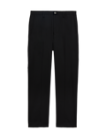 Regular Fit Wool Blend Trousers