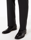 Regular Fit Wool Blend Stretch Trousers