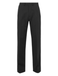 Regular Fit Wool Blend Stretch Trousers