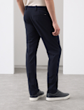 Slim Fit Wool Blend Performance Trousers