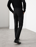 Slim Fit Wool Blend Performance Trousers