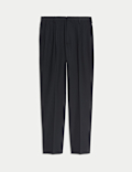 Tailored Fit 360 Flex Pleated Trousers