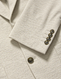 Tailored Fit Jersey Textured Blazer