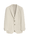 Tailored Fit Jersey Textured Blazer