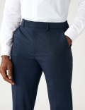 Textured Stretch Trousers