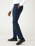 Textured Stretch Trousers