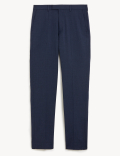Textured Stretch Trousers