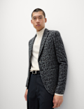 Tailored Fit Wool Blend Blazer with Gilet