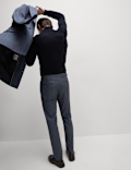 Tailored Fit Check Trousers