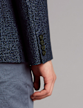 Linen Rich Tailored Fit Textured Jacket
