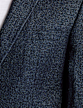 Linen Rich Tailored Fit Textured Jacket