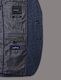 Linen Rich Tailored Fit Textured Jacket