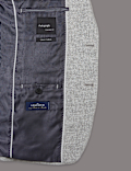 Linen Rich Tailored Fit Textured Jacket