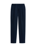 Regular Fit Lyocell Blend Single Pleat Trousers