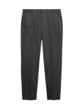 Cotton Blend Smart Elasticated Waist Trousers