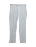 Tailored Fit Herringbone Trousers